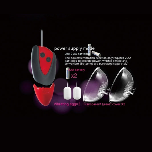Female Silicone Transparent Breast Massager