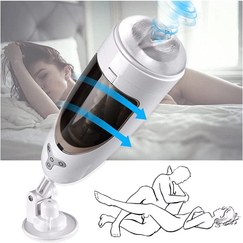 5-Frequency Suction 10-Frequency Rotation Male Masturbator