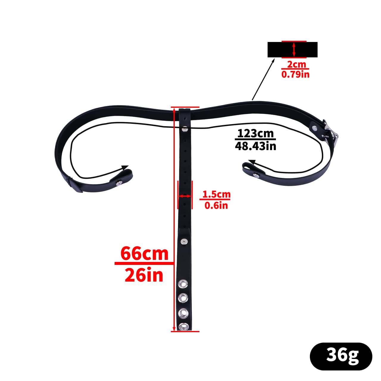 Shell Chastity Cage With Strap-On