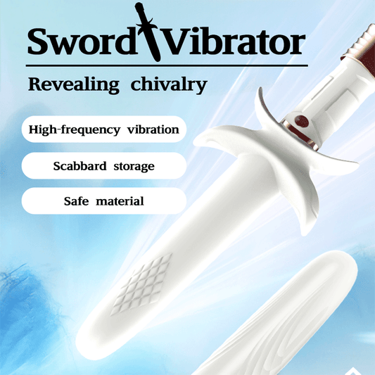 Sword - shaped Vibrating Clitoral G Spot Stimulator