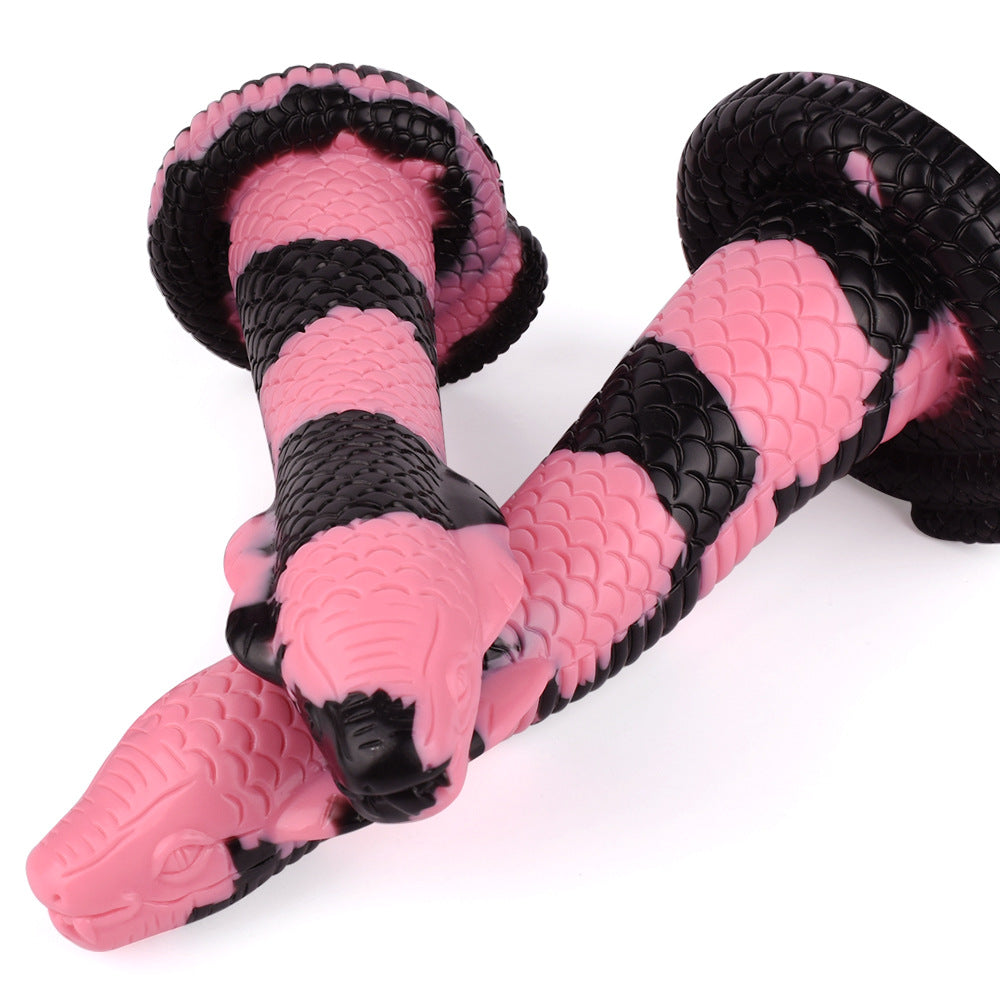 Flower snake special-shaped penis liquid silicone men and women masturbate alternative sex toys