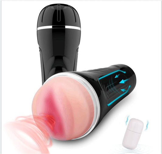 Electric aircraft cup men's manual pumping Hercules clip suction penis exerciser