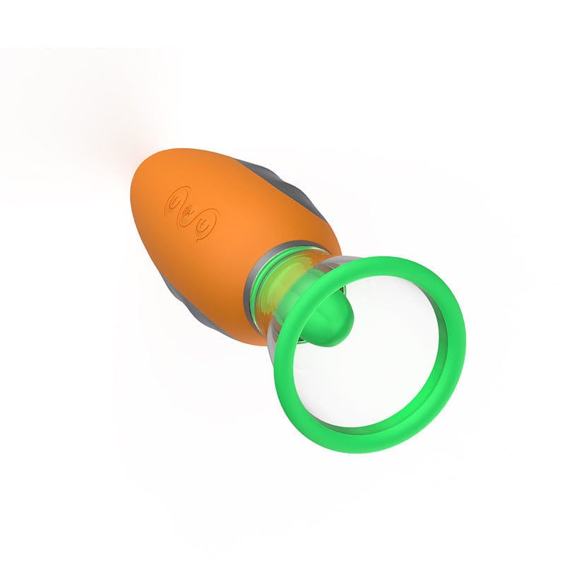 Carrot Vibrator Female Masturbator Heating Sucking Licker