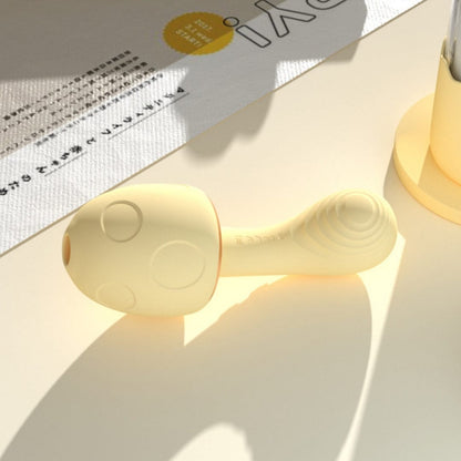 Mushroom - shaped Sonic Sucking Heating Clitoral G-spot Vibrator