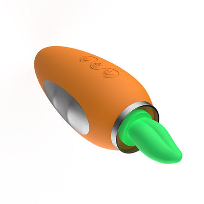 Carrot Vibrator Female Masturbator Heating Sucking Licker