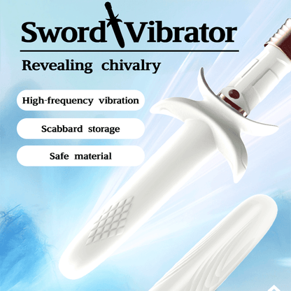 Sword - shaped Vibrating Clitoral G Spot Stimulator