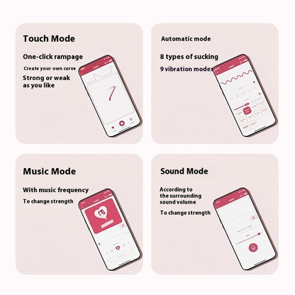 Female Toys Sucking APP Remote Control