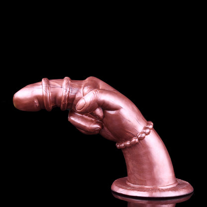 Middle finger penis anal plug colored silicone manual thruster stick flirting men and women masturbation