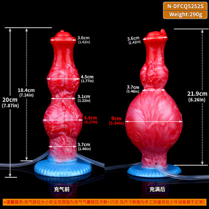 Silicone Dildo with Suction Cup & Lifelike Ejaculation