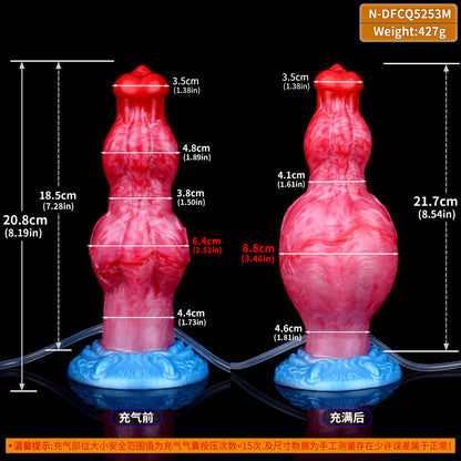 Silicone Dildo with Suction Cup & Lifelike Ejaculation