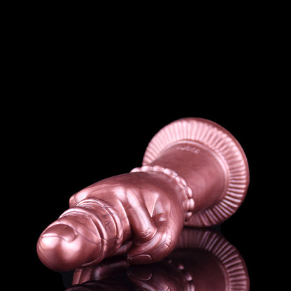 Middle finger penis anal plug colored silicone manual thruster stick flirting men and women masturbation