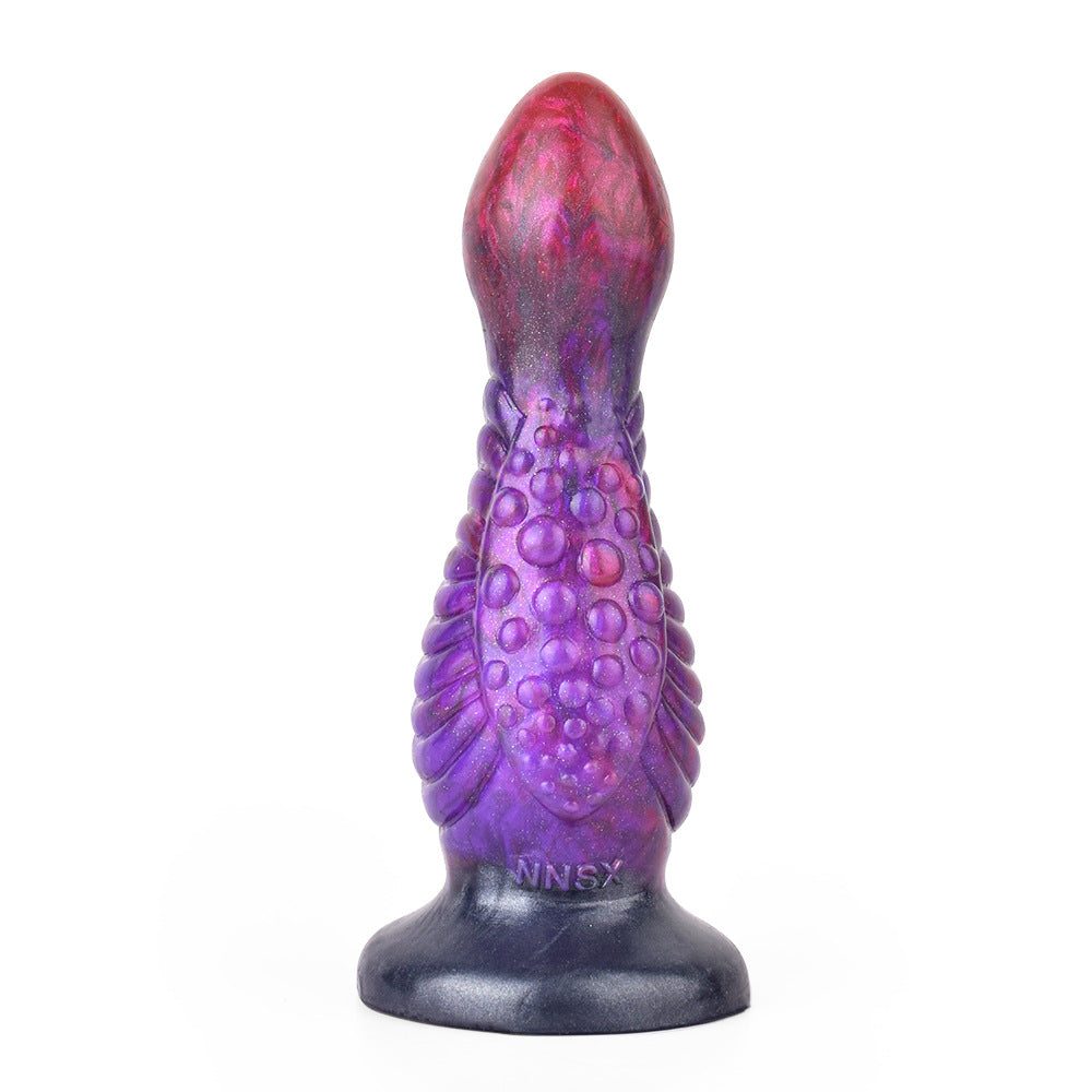 Liquid Silicone Backyard Masturbation Going Invisible Wearing Orgasm Sex Toys Small Anal Plug