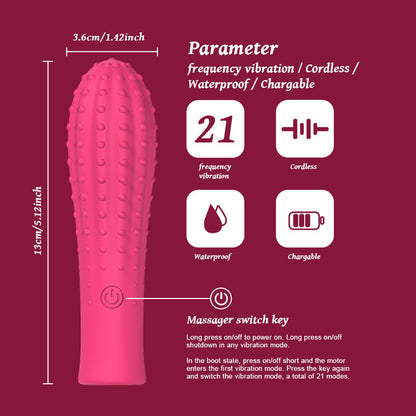 Liquid Silicone Full Coverage Glue Spiked Club 21 Frequency Vibration