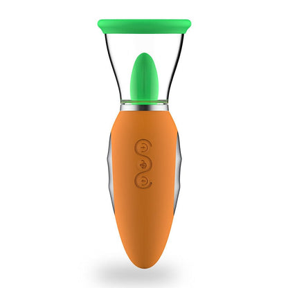 Carrot Vibrator Female Masturbator Heating Sucking Licker