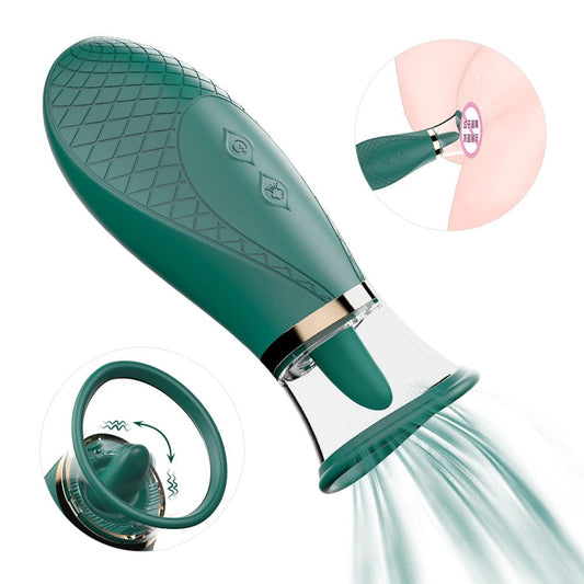 Schander Women Sucking Spitting Vibrator Tongue Licking Stick